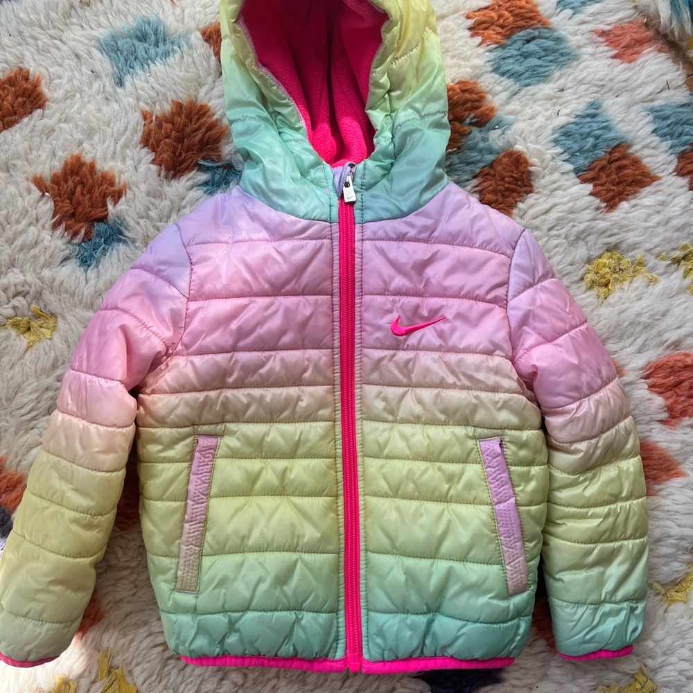 Nike Kids Gradient Jacket - Pink and Green